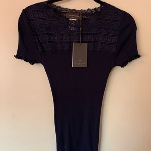 Rosemunde lace T-shirt. Brand new